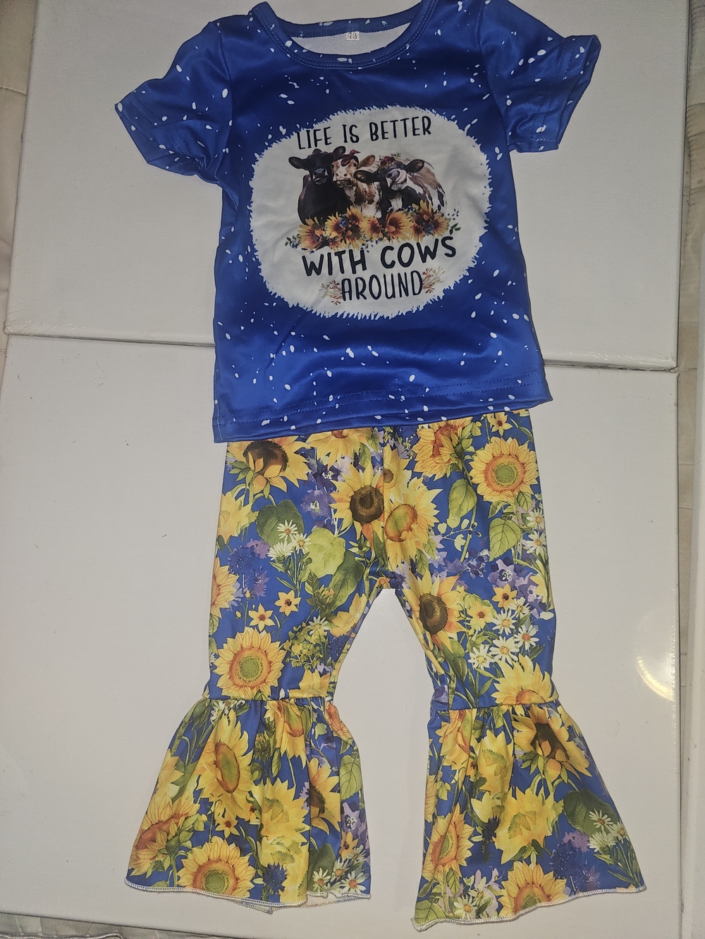 Sunflower Outfit Baby Girl